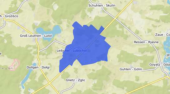 Bodenrichtwertkarte M&auml;rkische Heide Leibchel
